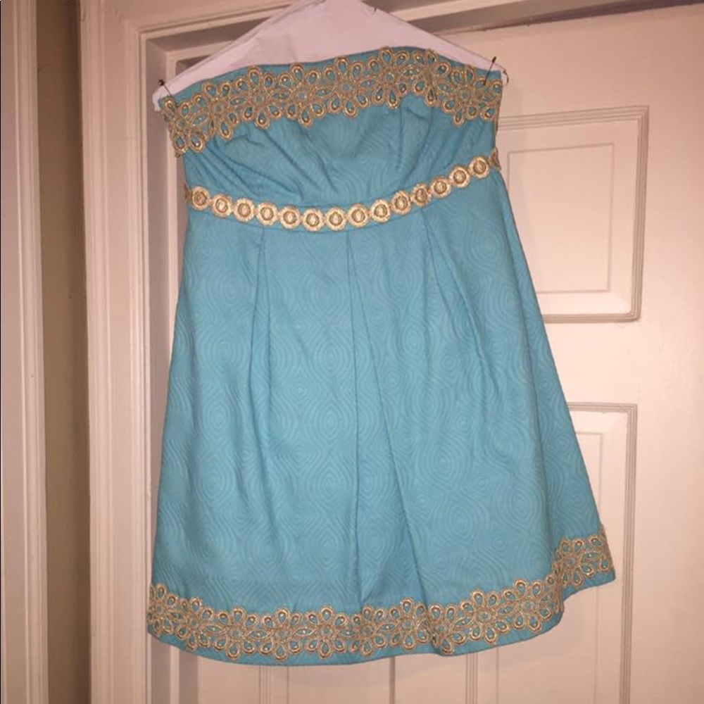 Lilly Pulitzer Strapless Dress size 4